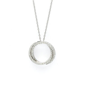 PONTE VECCHIO 18k Silver Diamond Necklace